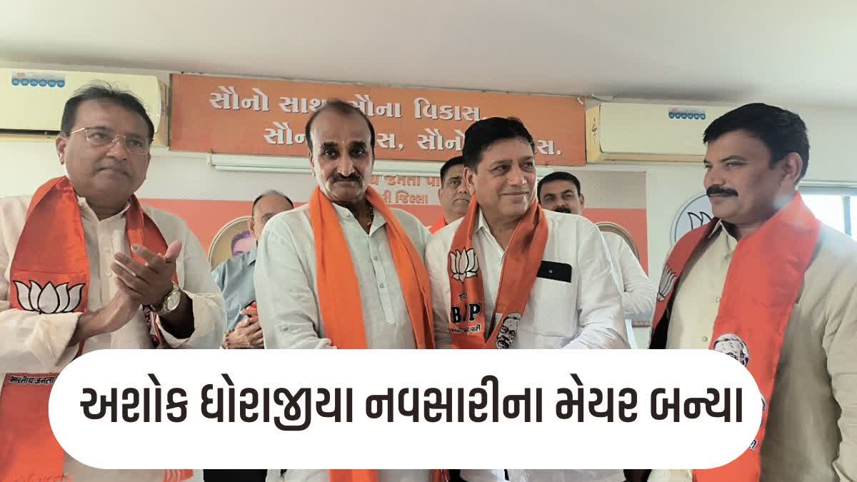 નવસારી મનપામાં ભાજપની નવી ટીમ જાહેર