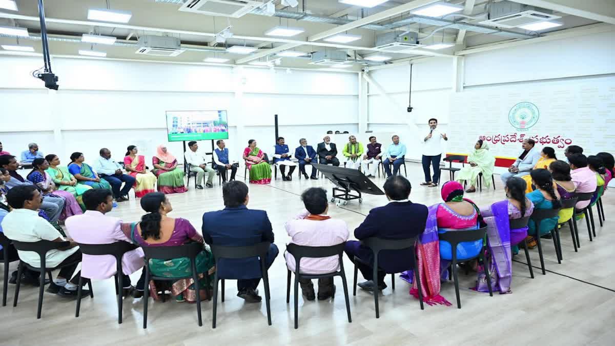 ​Nara Lokesh Meets Teachers