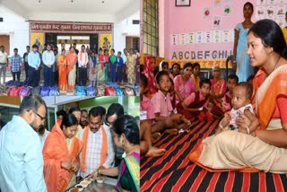 MINISTER LAKSHMI RAJWADE VISIT