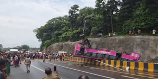 WATCH | Shocking Visuals: Bus Hits Divider, Overturns And Tears Into 2 Pieces In Kerala's Kuttippuram