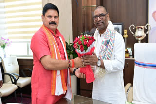 SATISH CHANDRA DUBEY MET CM