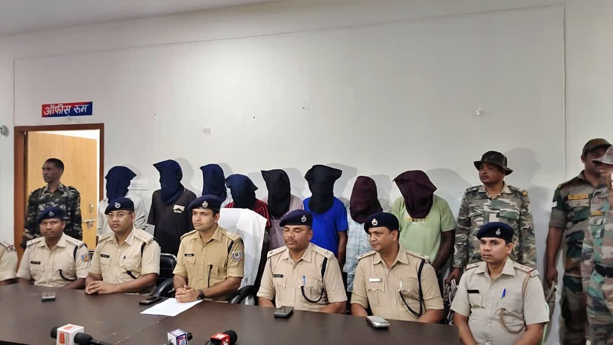 Ranchi Police recovered 10 stolen bikes