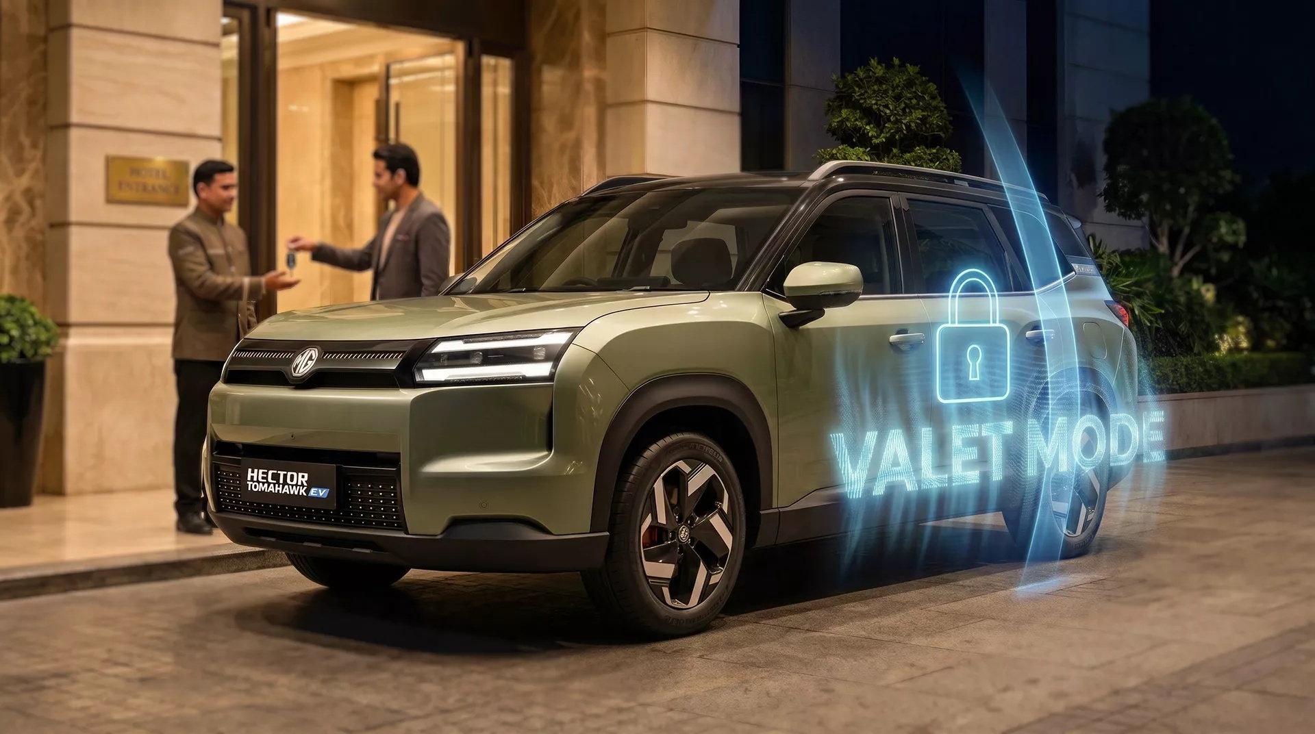 MG Hector Tomahawk EV
