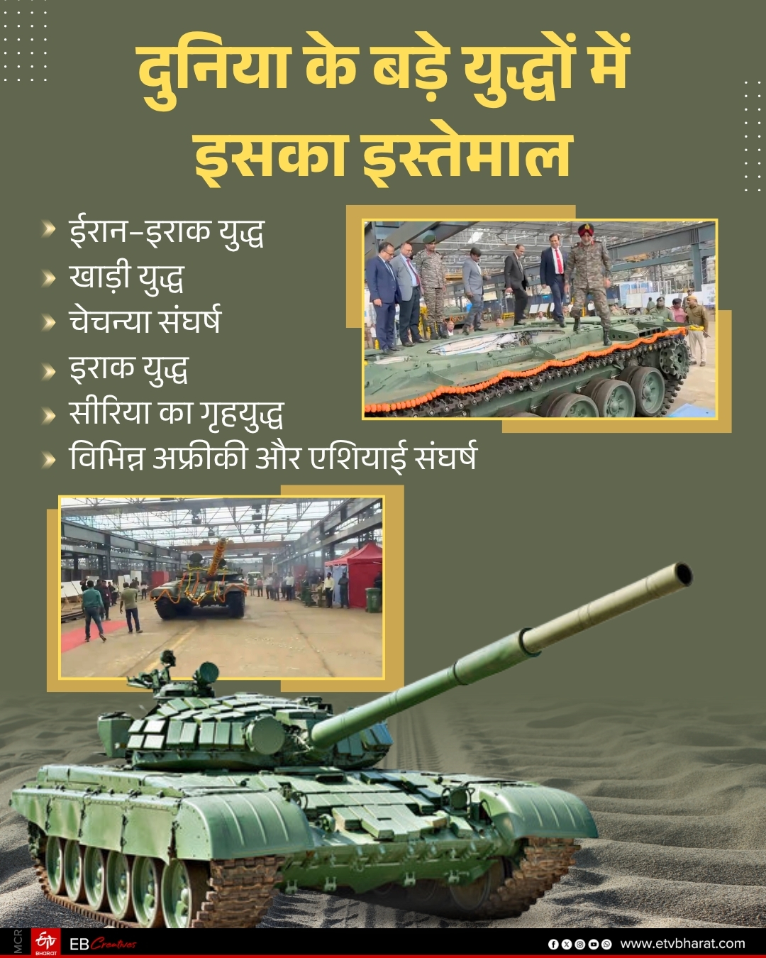Indian Army T72 Ajeya Upgrade