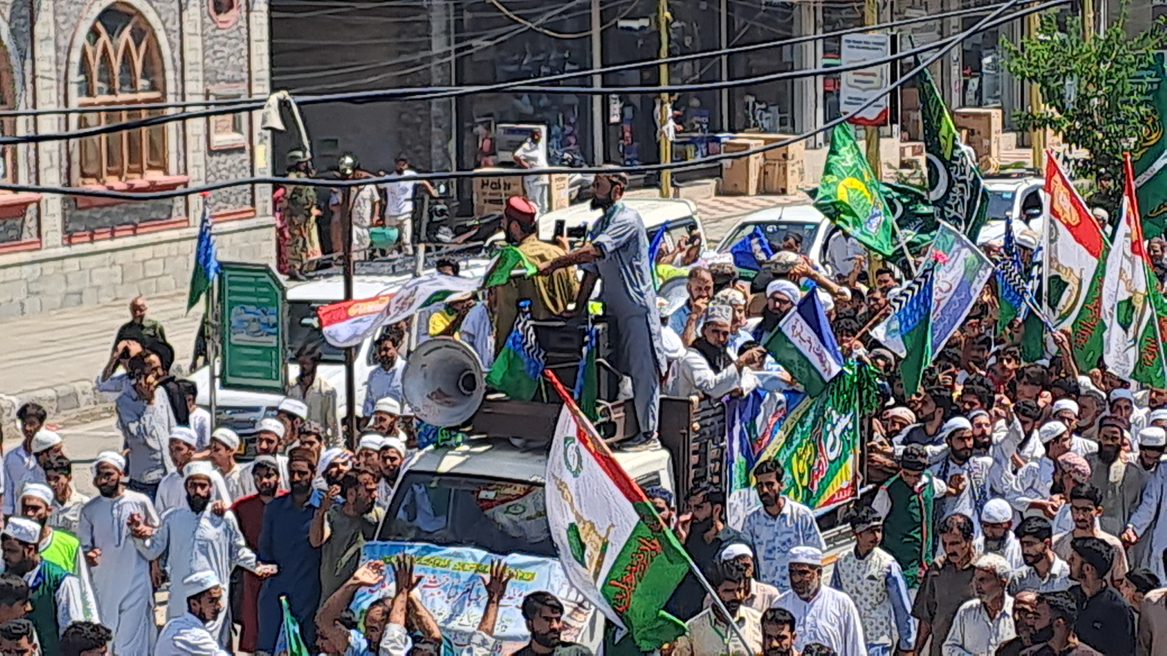 Grand procession in Anantnag on the occasion of Eid Milad un Nabi, Urdu News