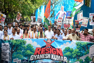 INDIA Bloc Protest Against ECI
