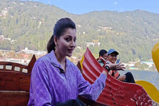 Urvashi Rautela in Nainital