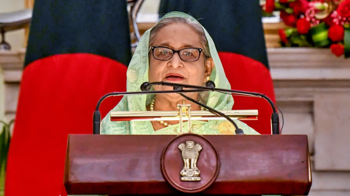 Exiled former Prime Minister Sheikh Hasina