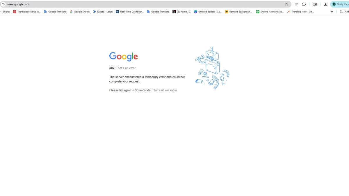 google-meet-is-down-in-india-website-not-working