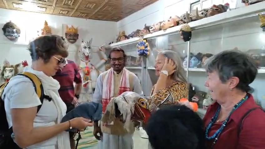 The calm and steady environment of Majuli has impressed foreign tourists