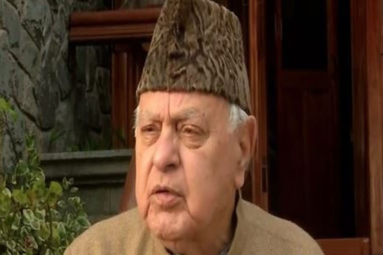 "Kashmiris will suffer the same fate as Palestinians in Gaza if..": Farooq Abdullah "Kashmiris will suffer the same fate as Palestinians in Gaza if..": Farooq Abdullah