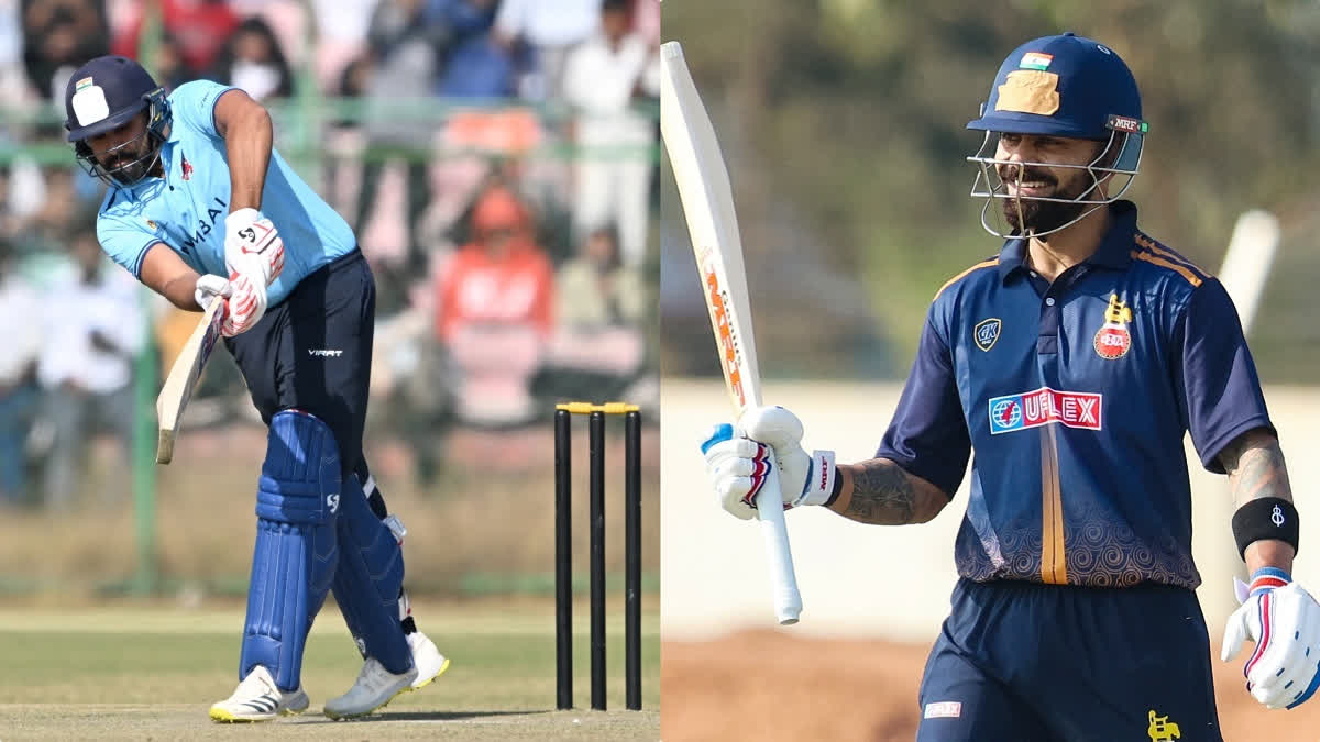 Vijay Hazare Trophy Rohit Sharma dismissed on golden duck