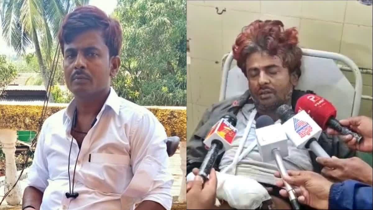 DHARWAD  CHITRADURGA BUS ACCIDENT  HUBLI BUS DRIVER DIED IN ACCIDENT  ಚಿತ್ರದುರ್ಗ ಬಸ್​ ಅಪಘಾತ