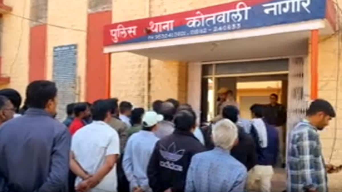 A youth was critically injured in a clash between two groups over construction of a temple under Kotwali police station in Rajasthan's Nagaur district on Friday.