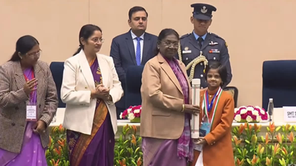 President Droupadi Murmu Confers PM Rashtriya Bal Puraskar To 20 Children President Droupadi Murmu on Friday conferred the Pradhan Mantri Rashtriya Bal Puraskar to 20 children for their exceptional achievements in the fields of Bravery, Social Service, Environment, Sports, Art & Culture and Science & Technology at a ceremony held in New Delhi.