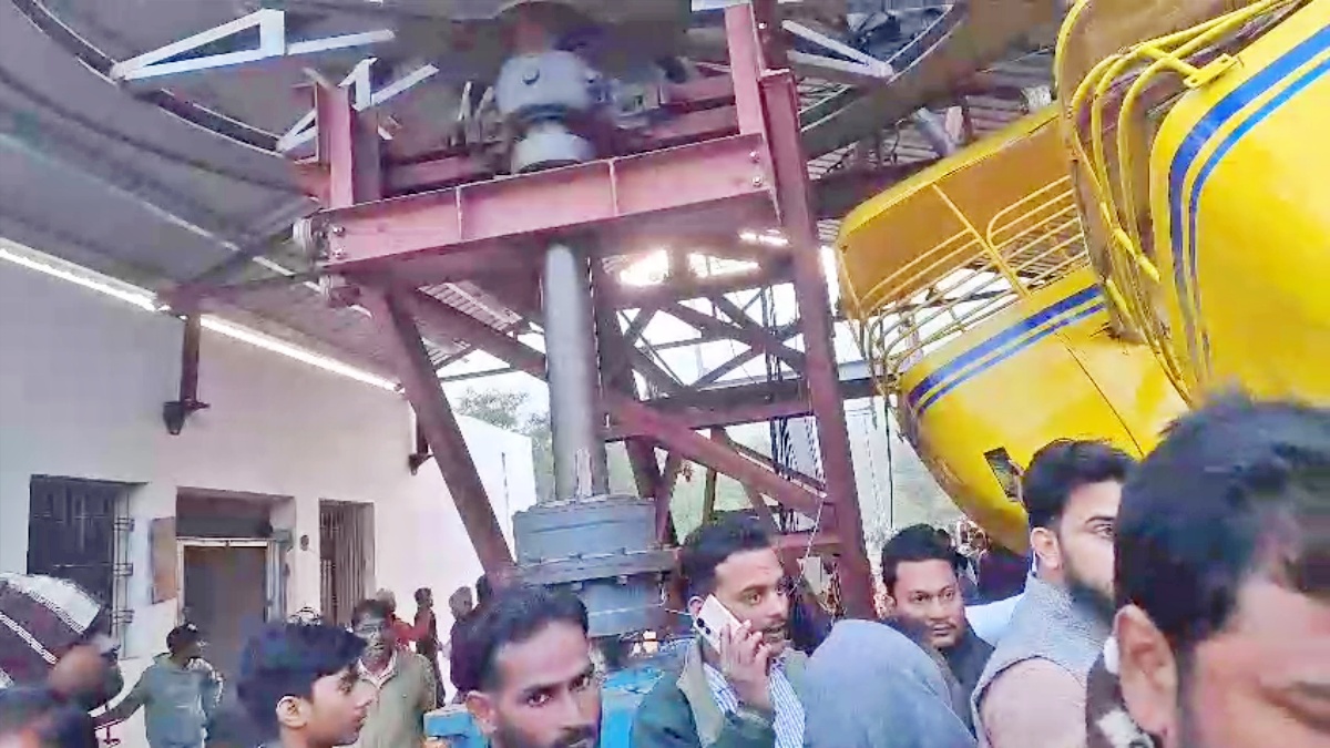 Ropeway collapses in rohtas