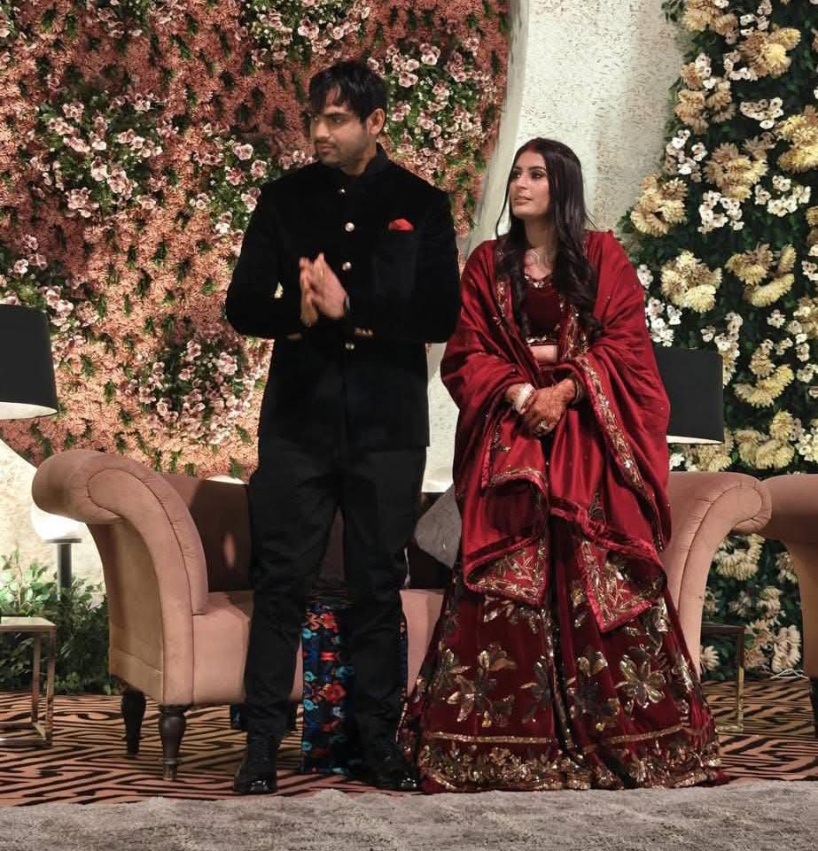 नीरज चोपड़ा और हिमानी मोर