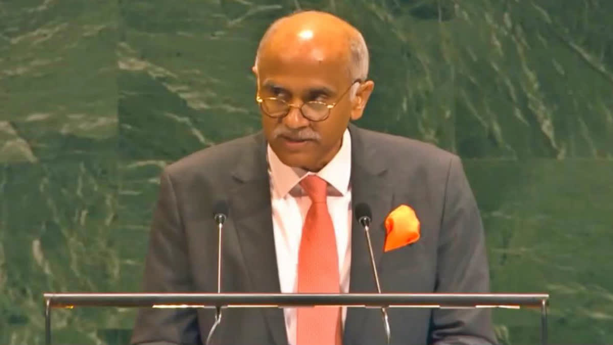 India's Permanent Representative to the UN, Ambassador Harish Parvathaneni