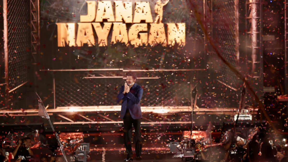 Actor Vijay at the Audio Launch of his movie Jana Nayagan in Malaysia