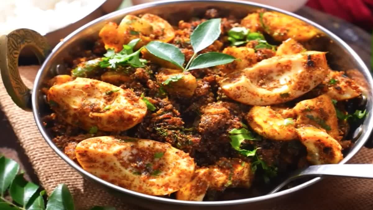 Karivepaku Masala Egg Fry