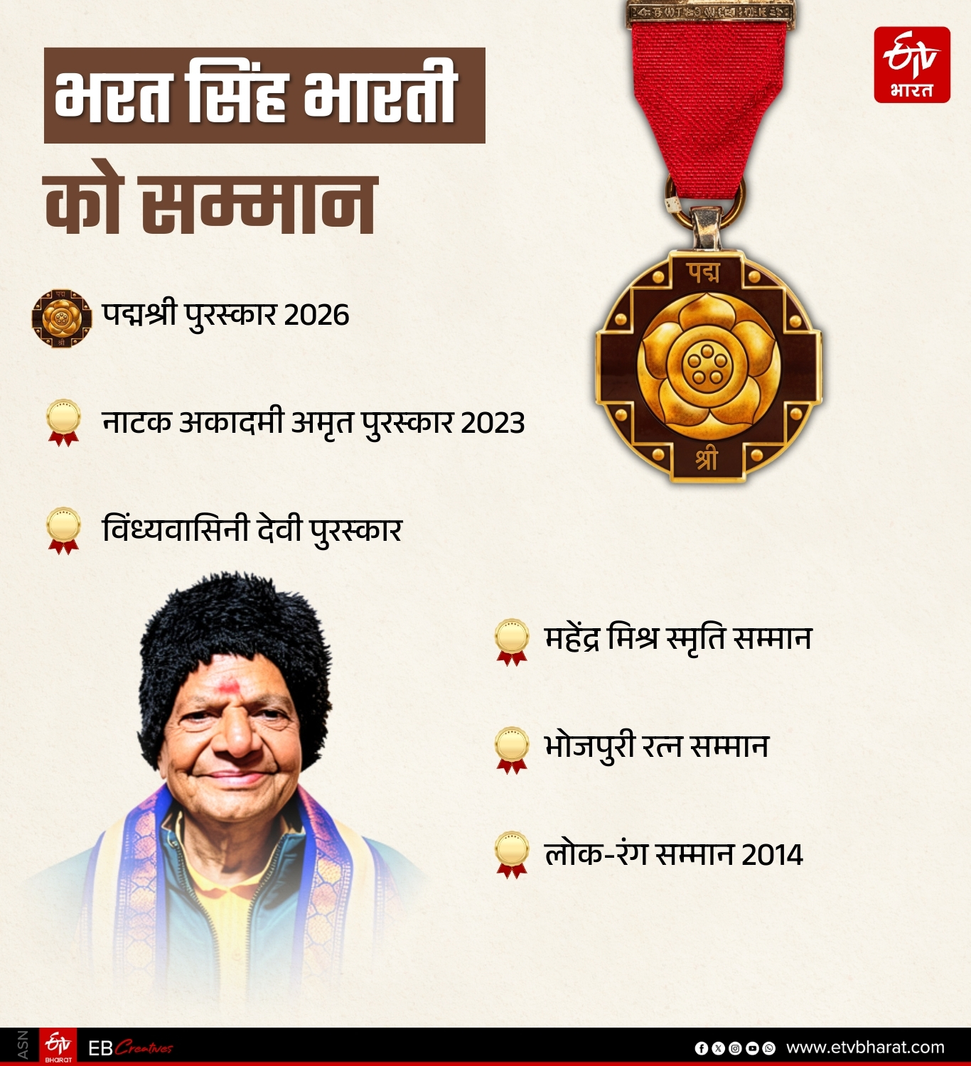 Bhojpuri Folk Singer Bharat Singh Bharti