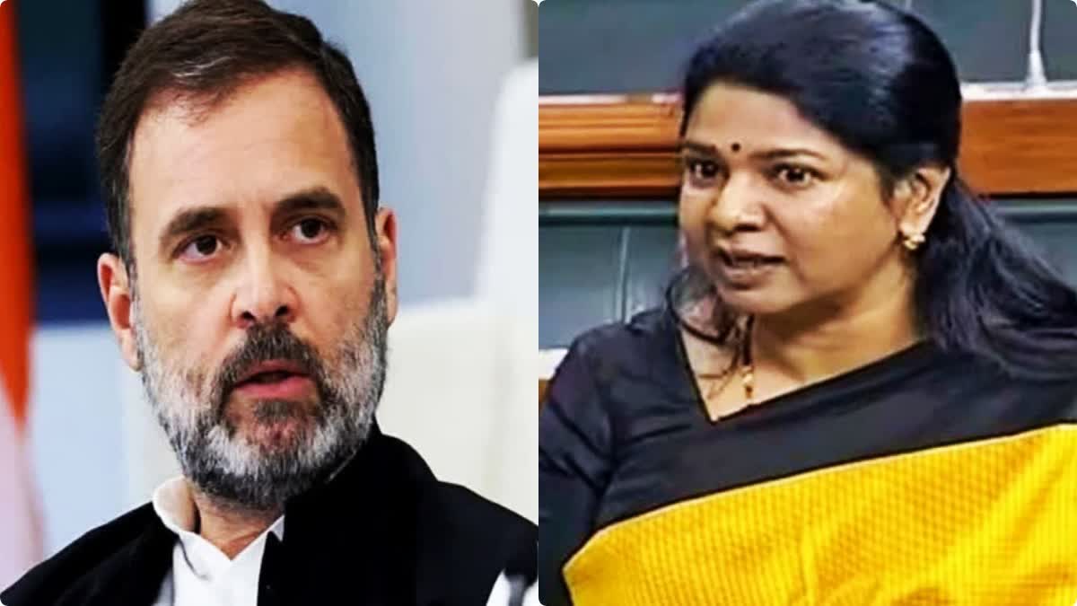 ராகுல் காந்தி, கனிமொழி - கோப்புப்படம்