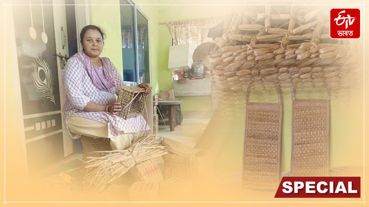 Self-reliant through Water Hyacinth product making in Khetri