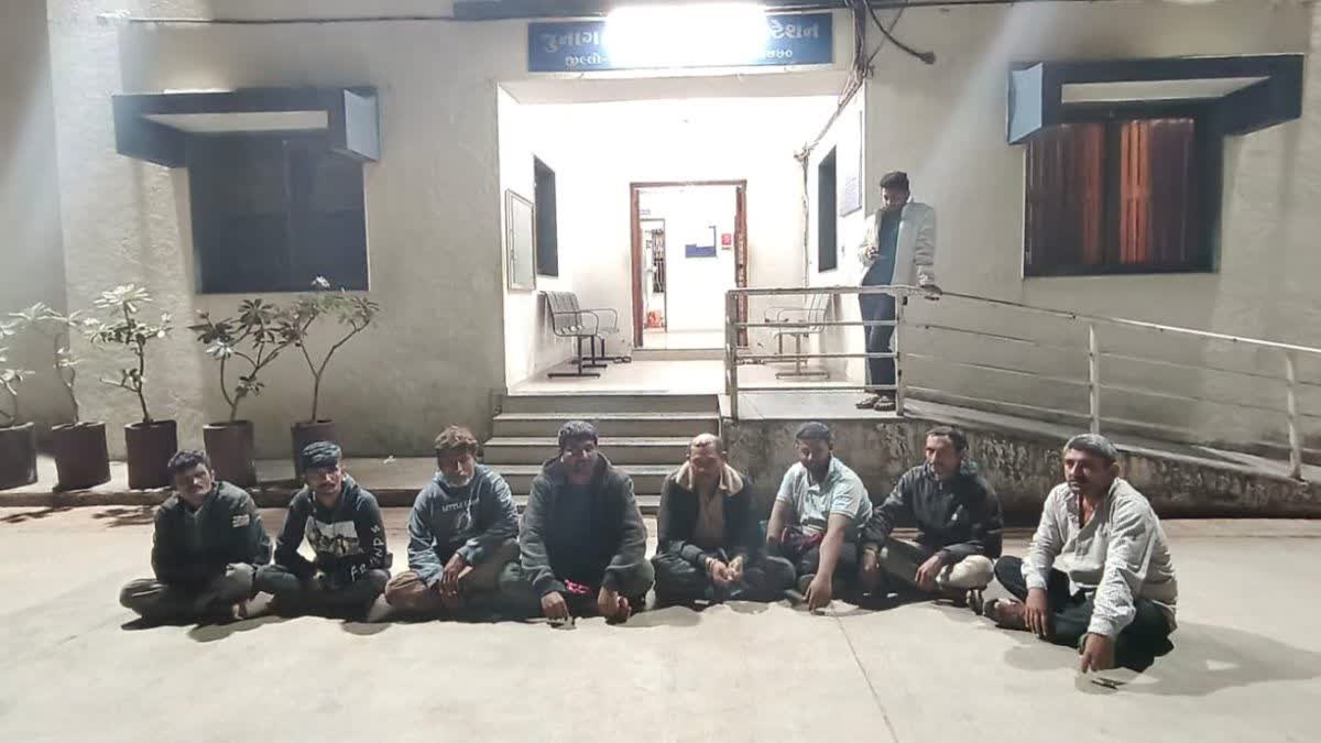 જુનાગઢ: SMCનો ખડિયા નજીક દરોડો, 35 લાખના મુદ્દામાલ સાથે અમાન્ય ડીઝલ ઝડપી પાડ્યું, આઠની અટકાયત