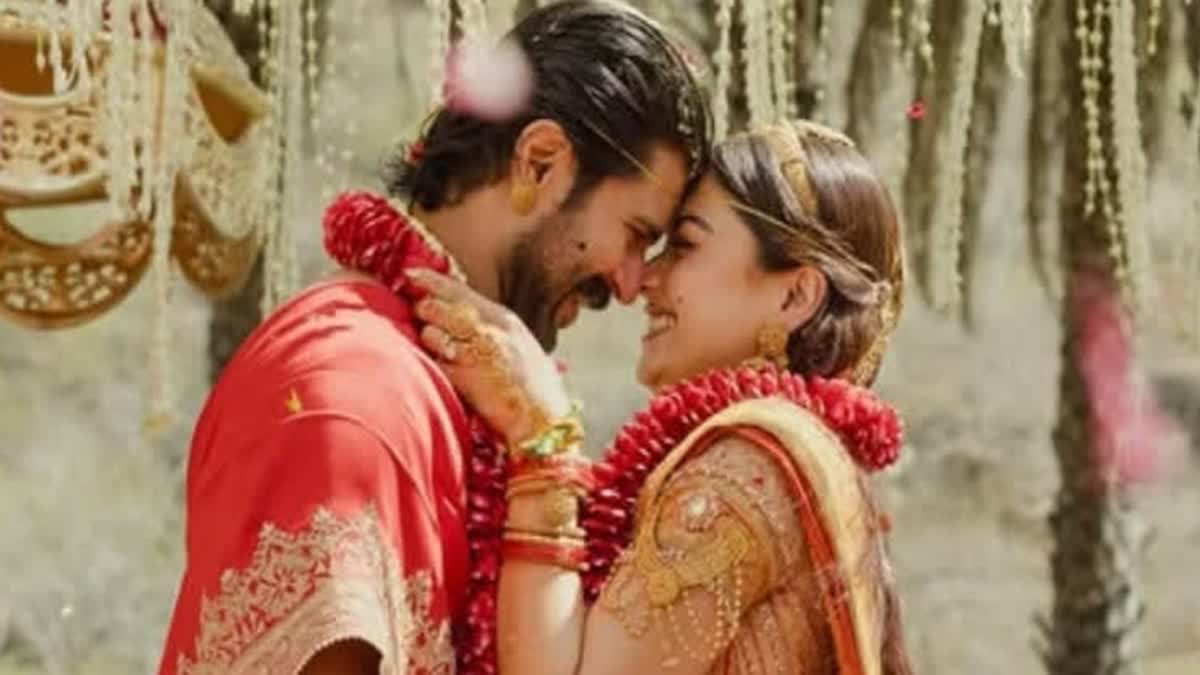 રશ્મિકા-વિજયના લગ્નનો ફોટો