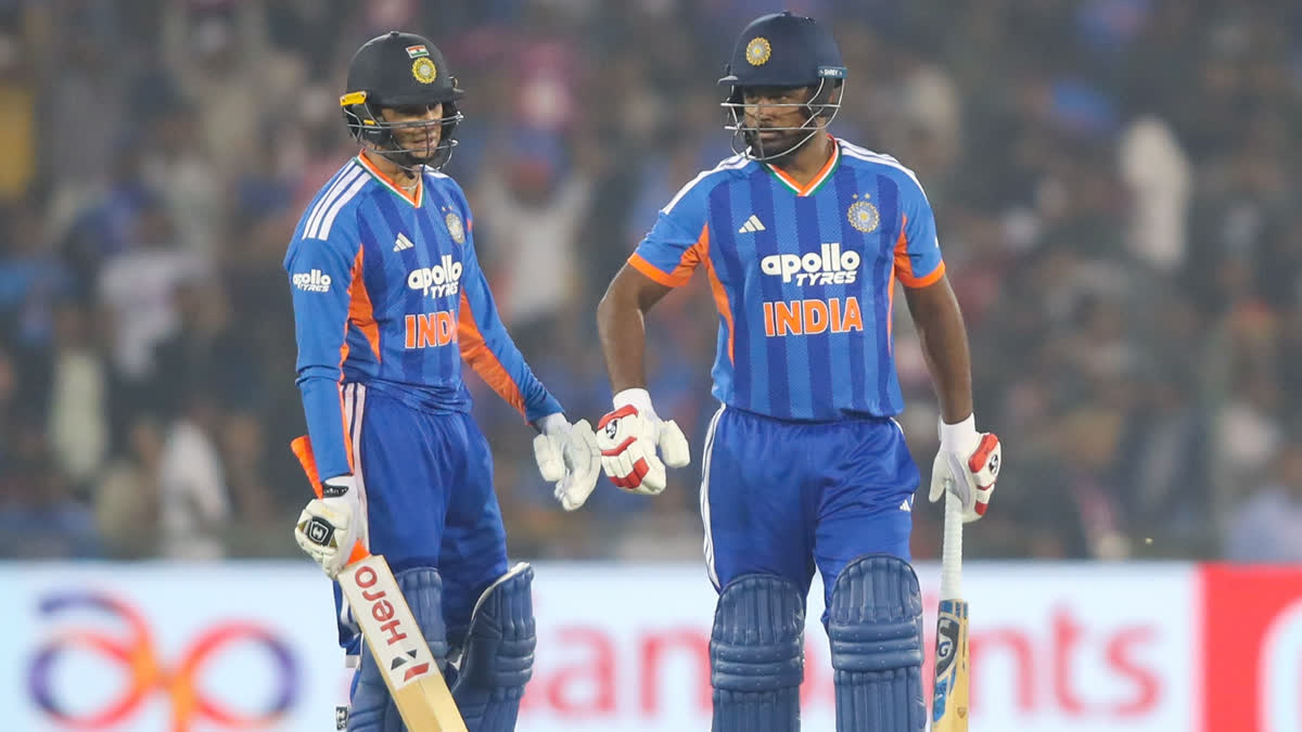 அபிஷேக் சர்மாவுடன் பேட்டிங் செய்வதை எப்போதும் விரும்புவேன்: சஞ்சு சாம்சன் நெகிழ்ச்சி அபிஷேக் சர்மா - சஞ்சு சாம்சன்