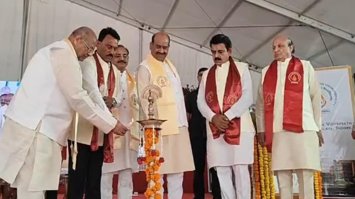 Indore university Om Birla