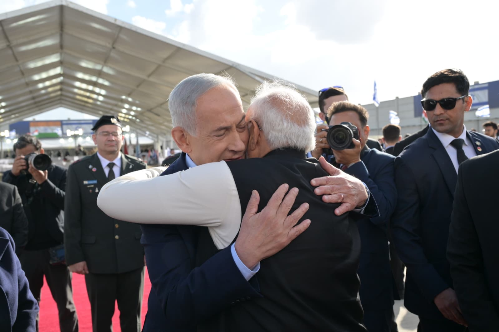 PM MODI RETURNS INDIA ISRAEL VISIT