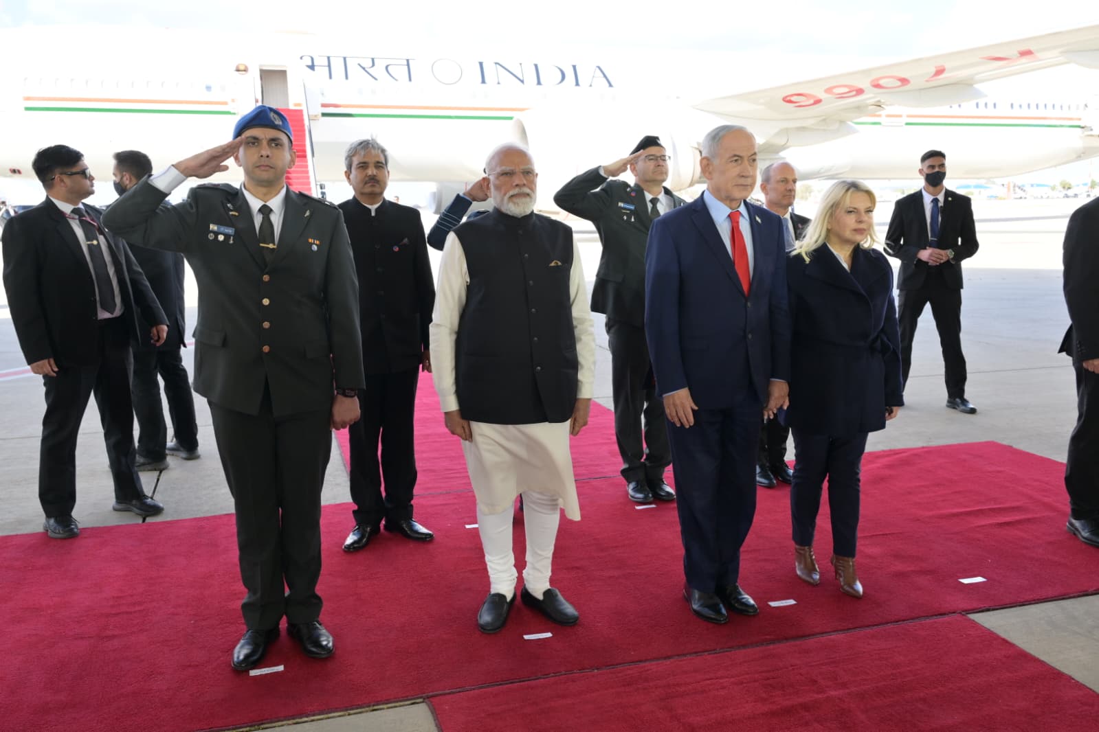PM MODI RETURNS INDIA ISRAEL VISIT