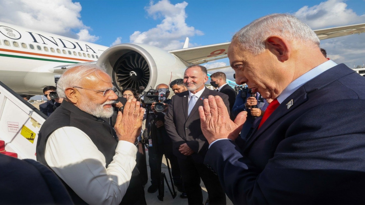 PM MODI RETURNS INDIA ISRAEL VISIT
