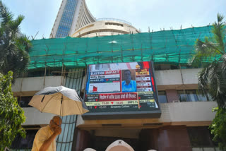 Bombay Stock Exchange building in Mumbai