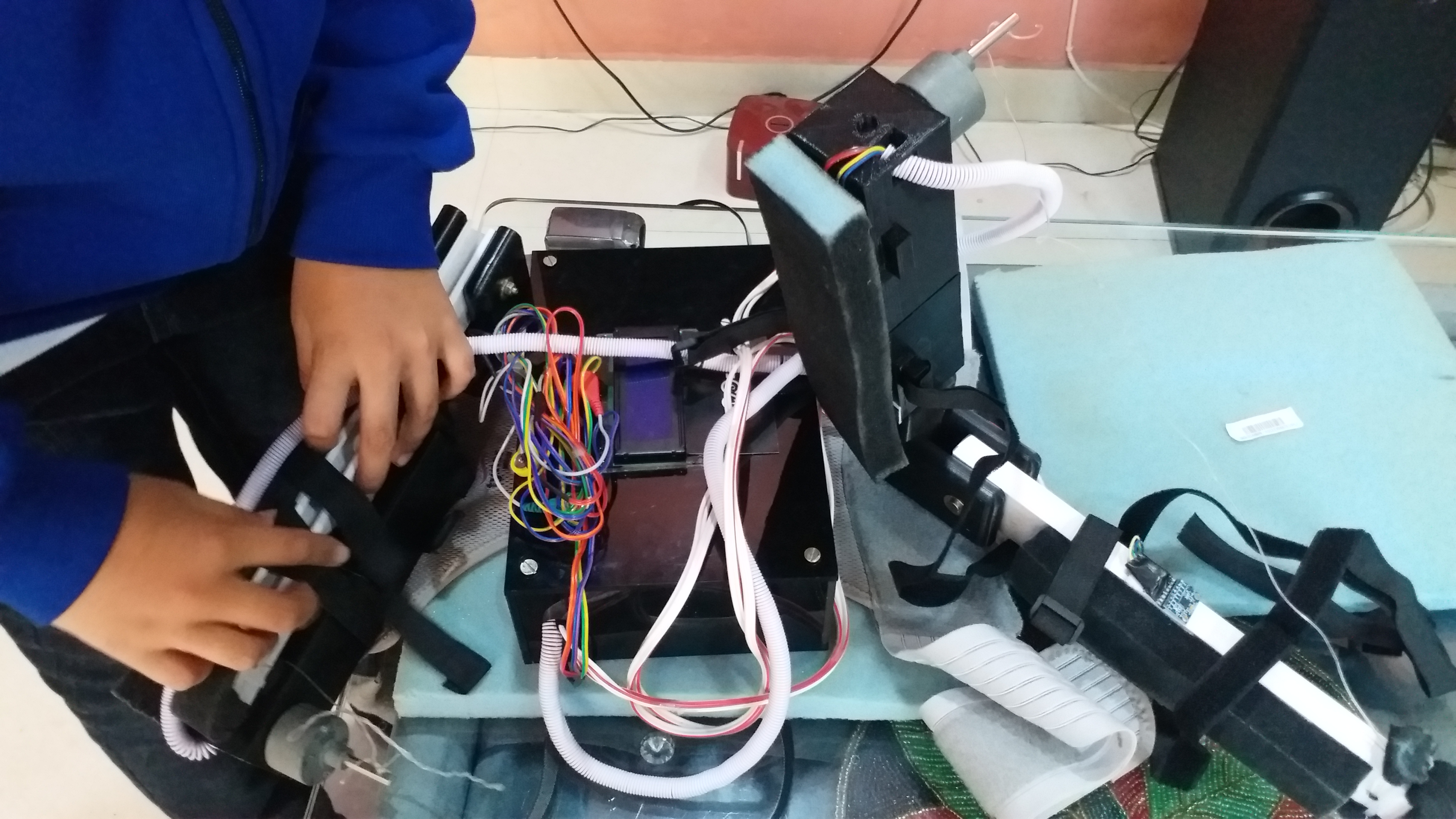 AI based life suit for paralyzed person