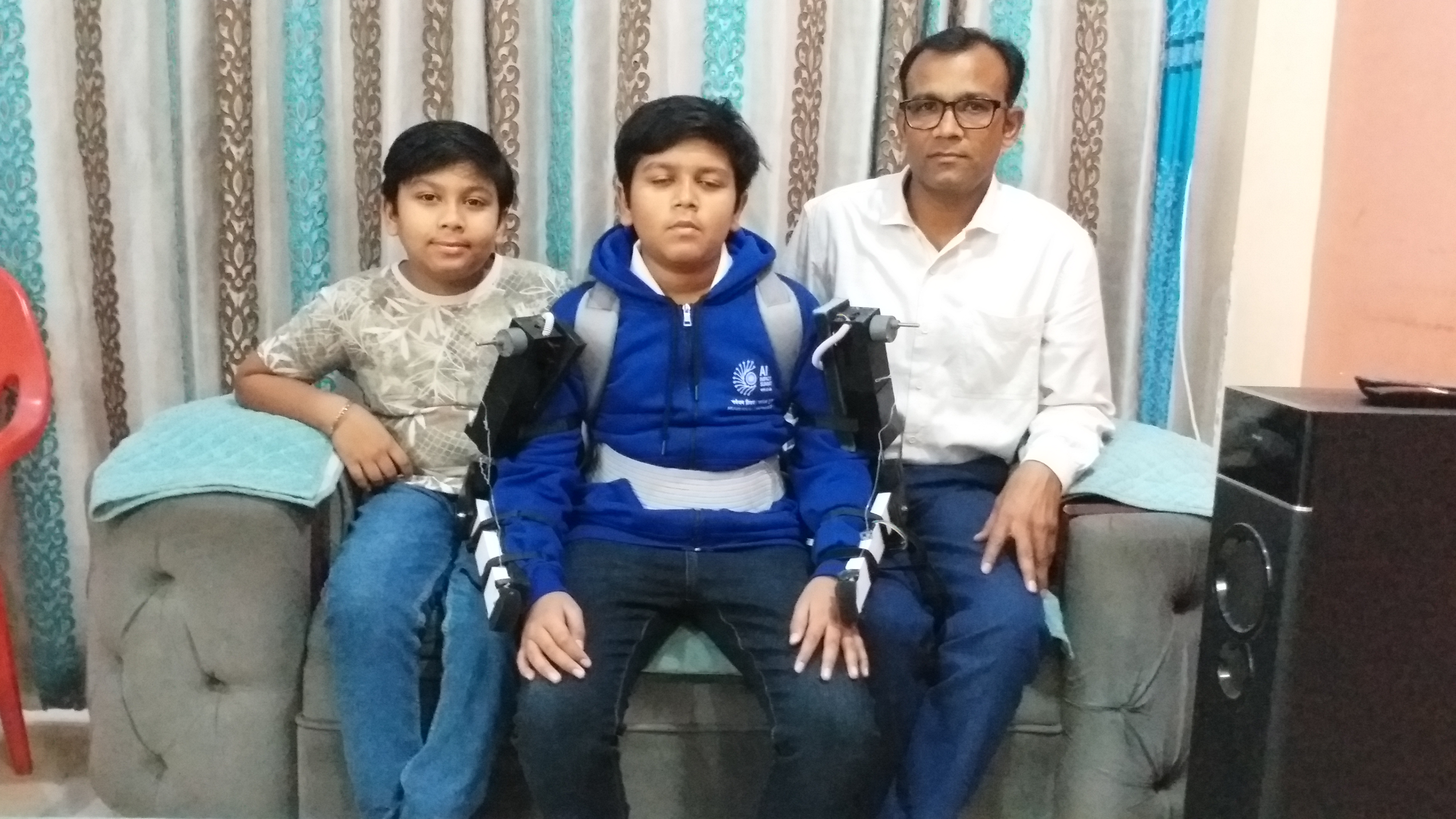 AI based life suit for paralyzed person