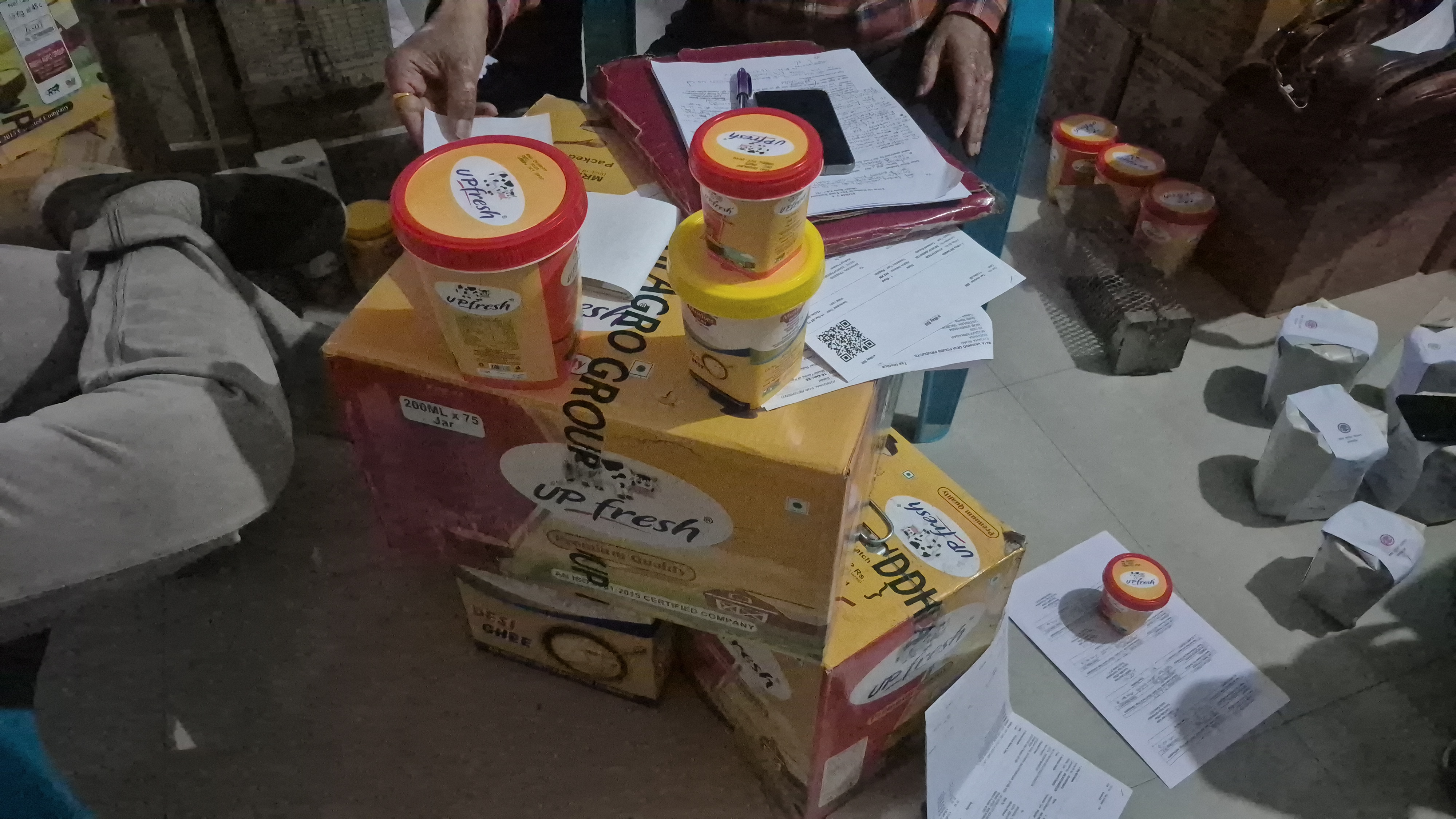 Ratlam nakli ghee khep seized