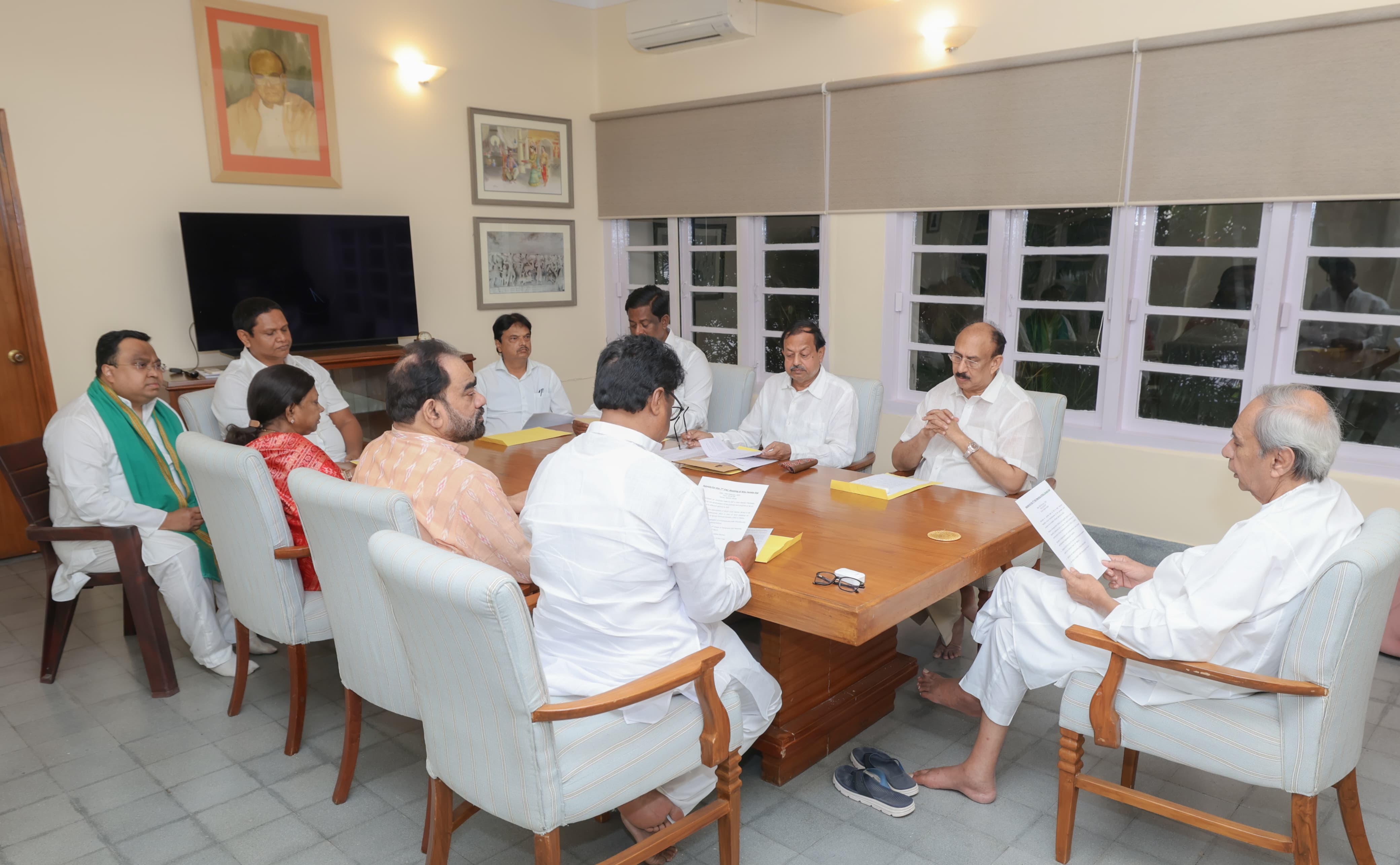 Naveen Patnaik chaired PAC Meeting BJD candidate for rajyasabha election to be decided