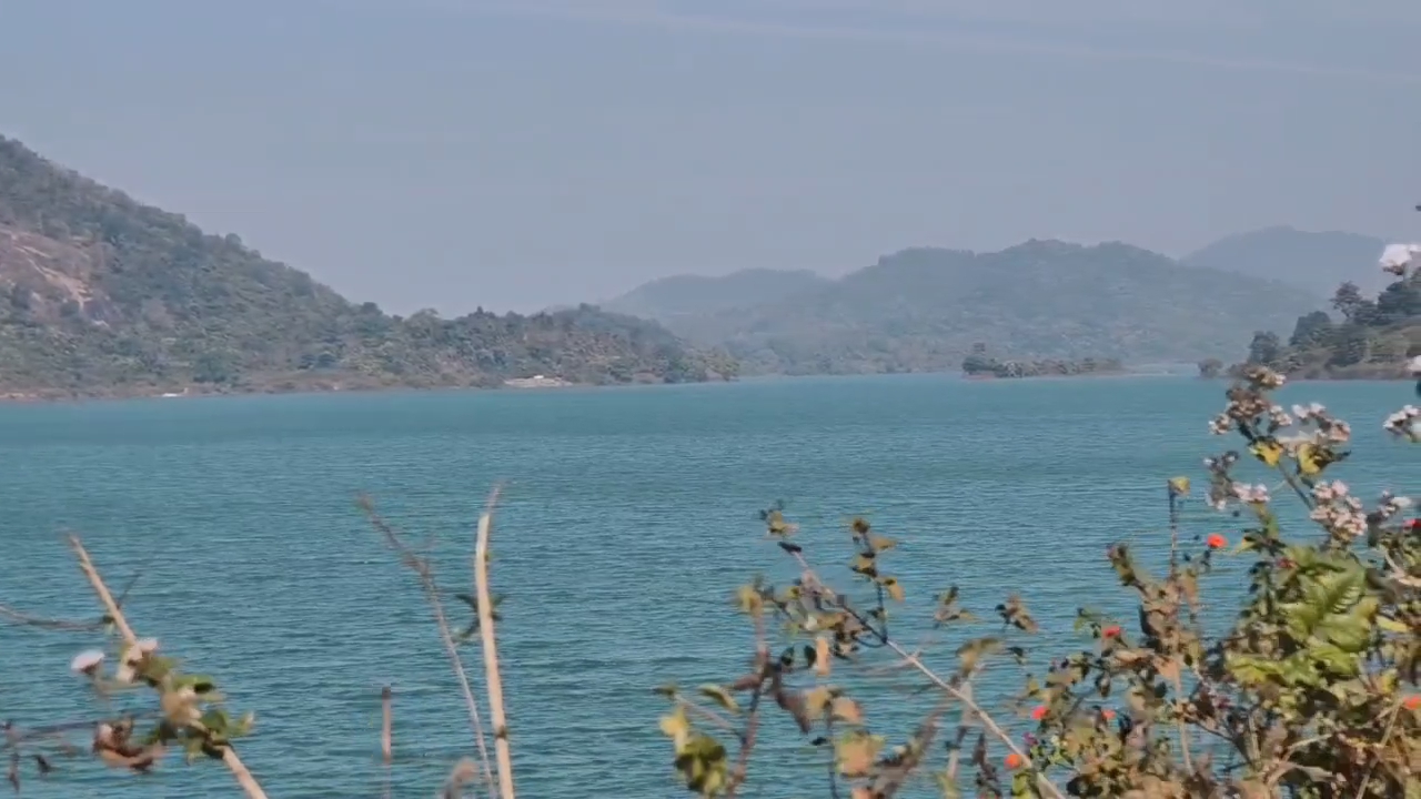 The beautiful Indravati reservoir