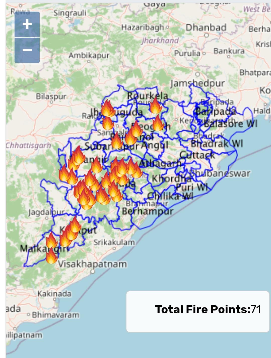 Motorcycle Mounted team to control mountain fires