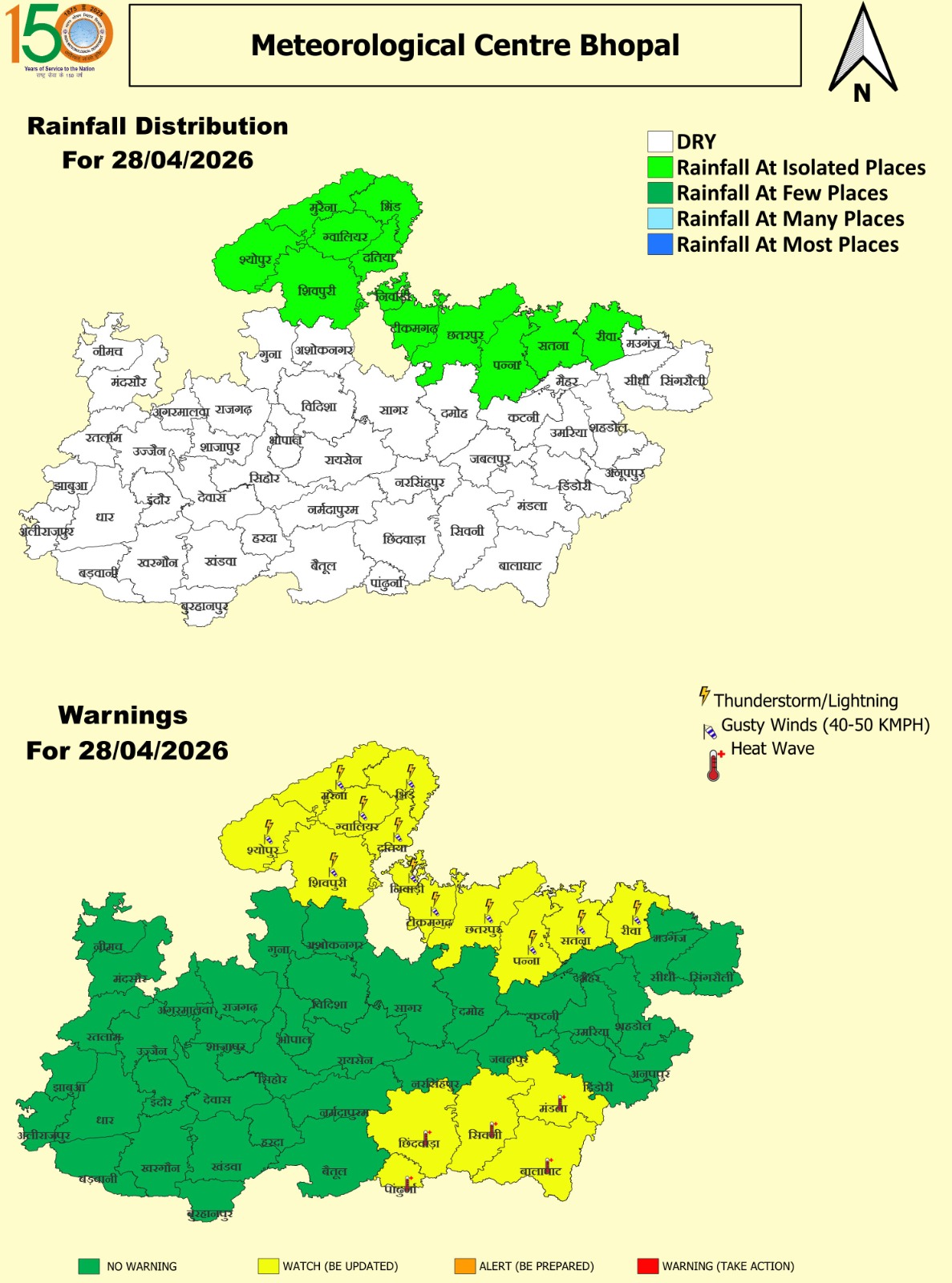 MP MANY DISTRICTS HEATWAVE ALERT