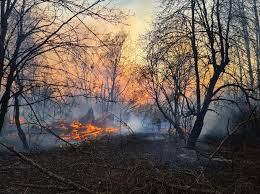 Motorcycle Mounted team to control mountain fires