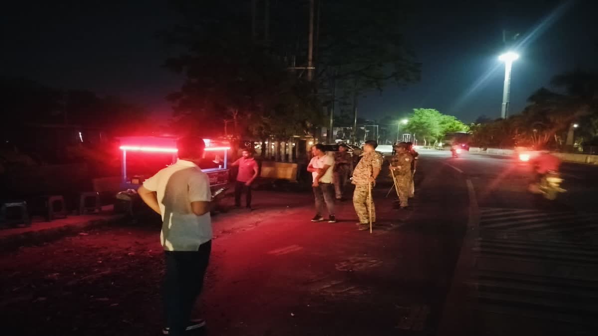 Ranchi Police during operation