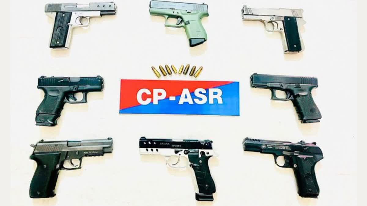 8 MODERN PISTOLS RECOVERED