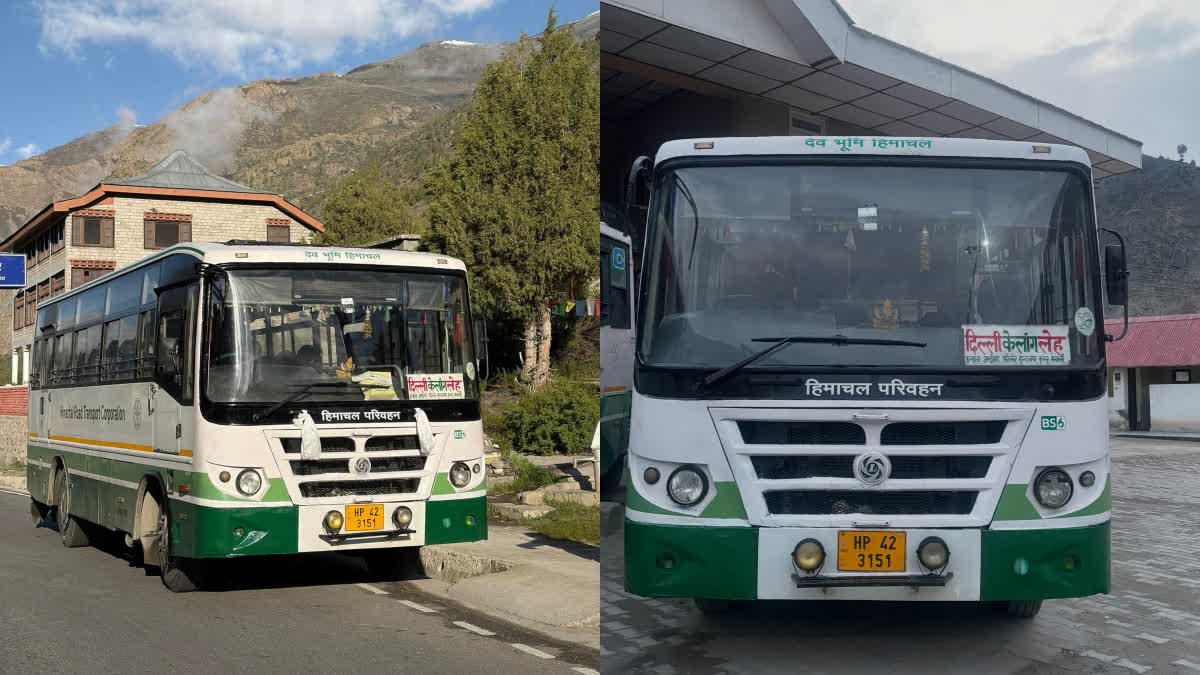HRTC Delhi to Leh Bus
