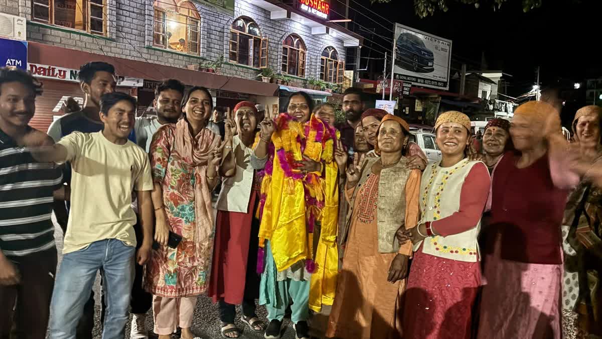 राज कांता ने जीता प्रधान का चुनाव