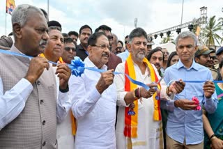 BENGALURU  CM DK SHIVAKUMAR  BENGALURU TRAFFIC  ಎಸ್ ಎಂ ಕೃಷ್ಣ ದಶಪಥ ರಸ್ತೆ  SM KRISHNA ROAD