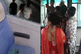 Company bus carrying female employees attacked in Faridabad