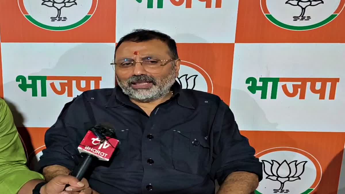 BJP MP Nishikant Dubey statement on Bihar assembly elections and voter verification In Deoghar